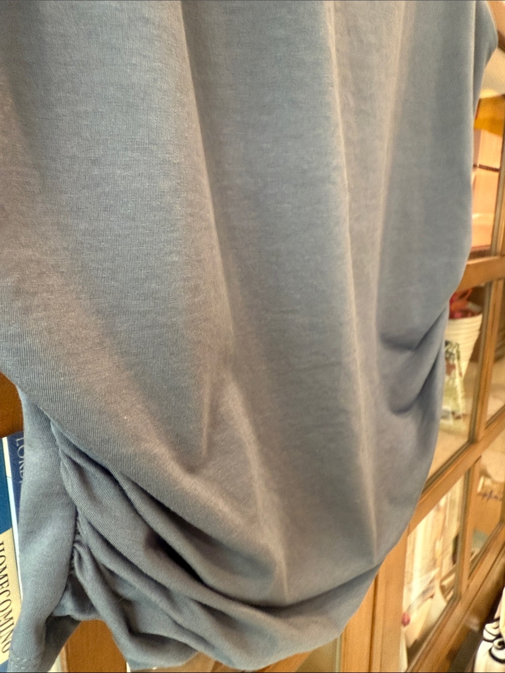 Abercrombie & Fitch Modal-Blend Ruched Side Tank Top - Picture 6 of 7